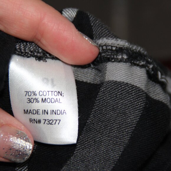 Steelers Flannel Pittsburgh Upcycled Women's Button Down NFL Football Size S - Picture 7 of 7